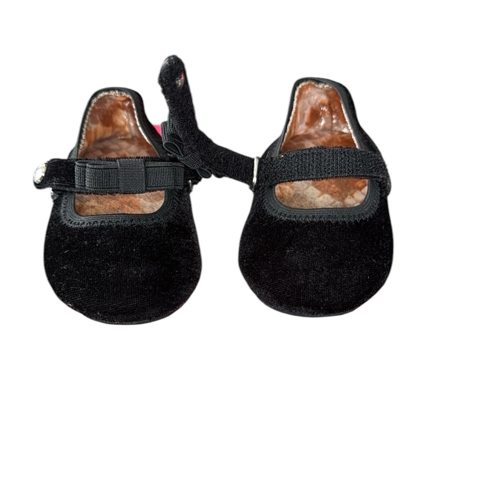 Stuart Weitzman My First Weitzmans Baby Pali Velvet Strap Size 3 - Picture 3 of 8